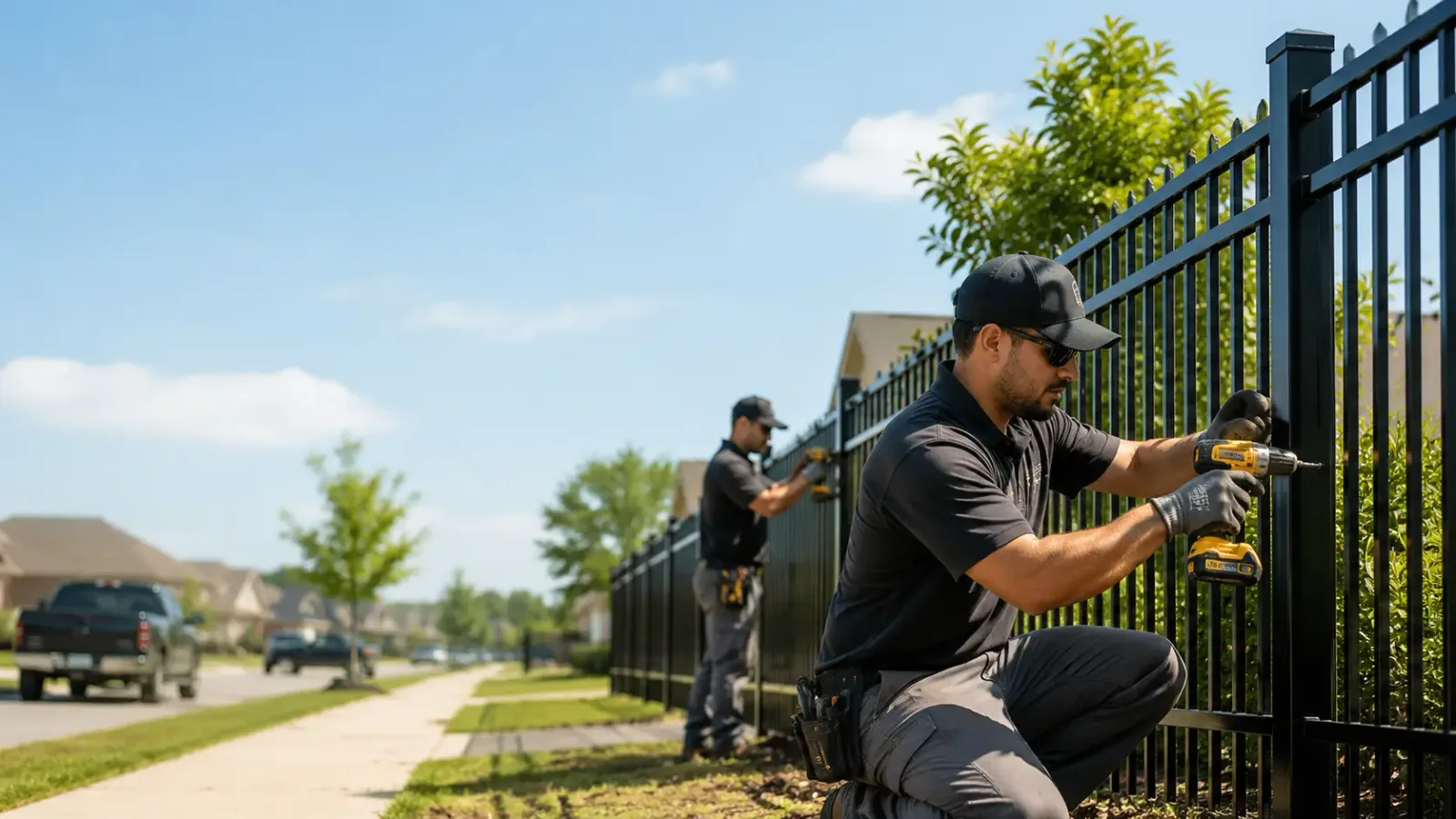 Metal Fence Installation in Portland, ME